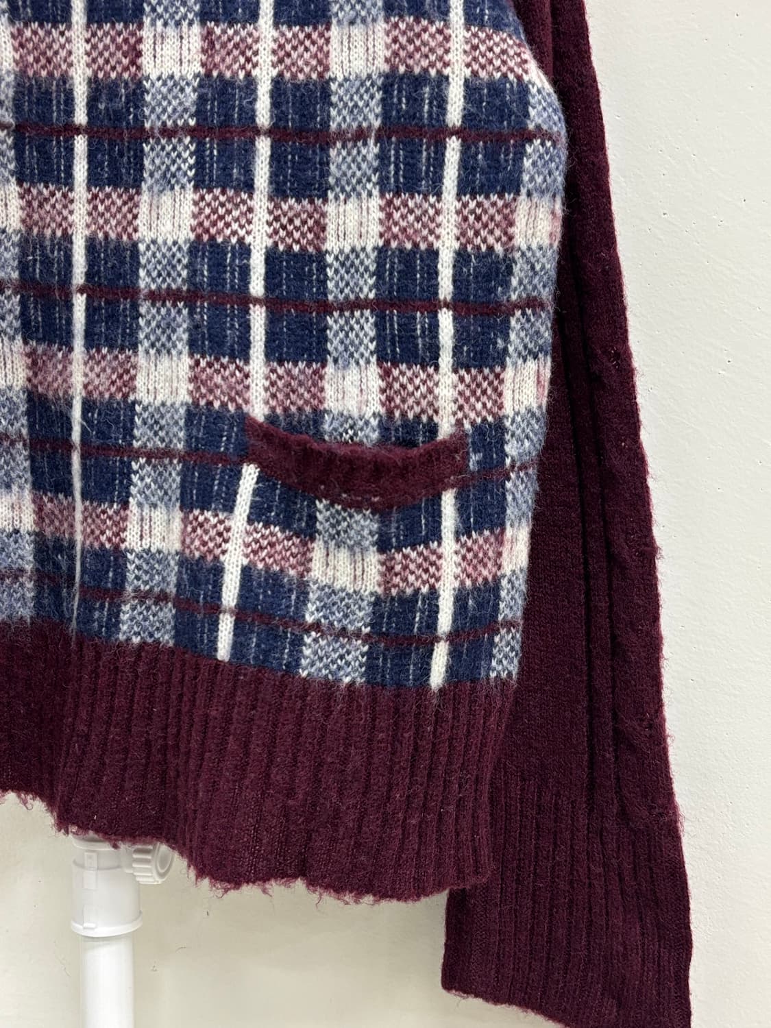 빈티지 체크 니트 상품이미지7
