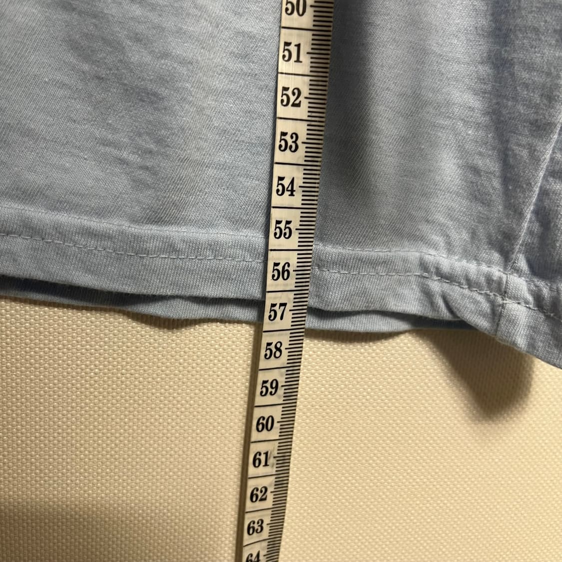 y2k 빈티지 하늘색 프린팅 반팔 티셔츠 xs 상품이미지5