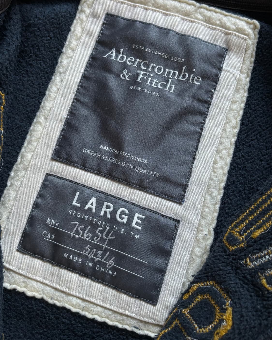 Abercrombie 아베크롬비 그런지로고 후드집업  상품이미지7