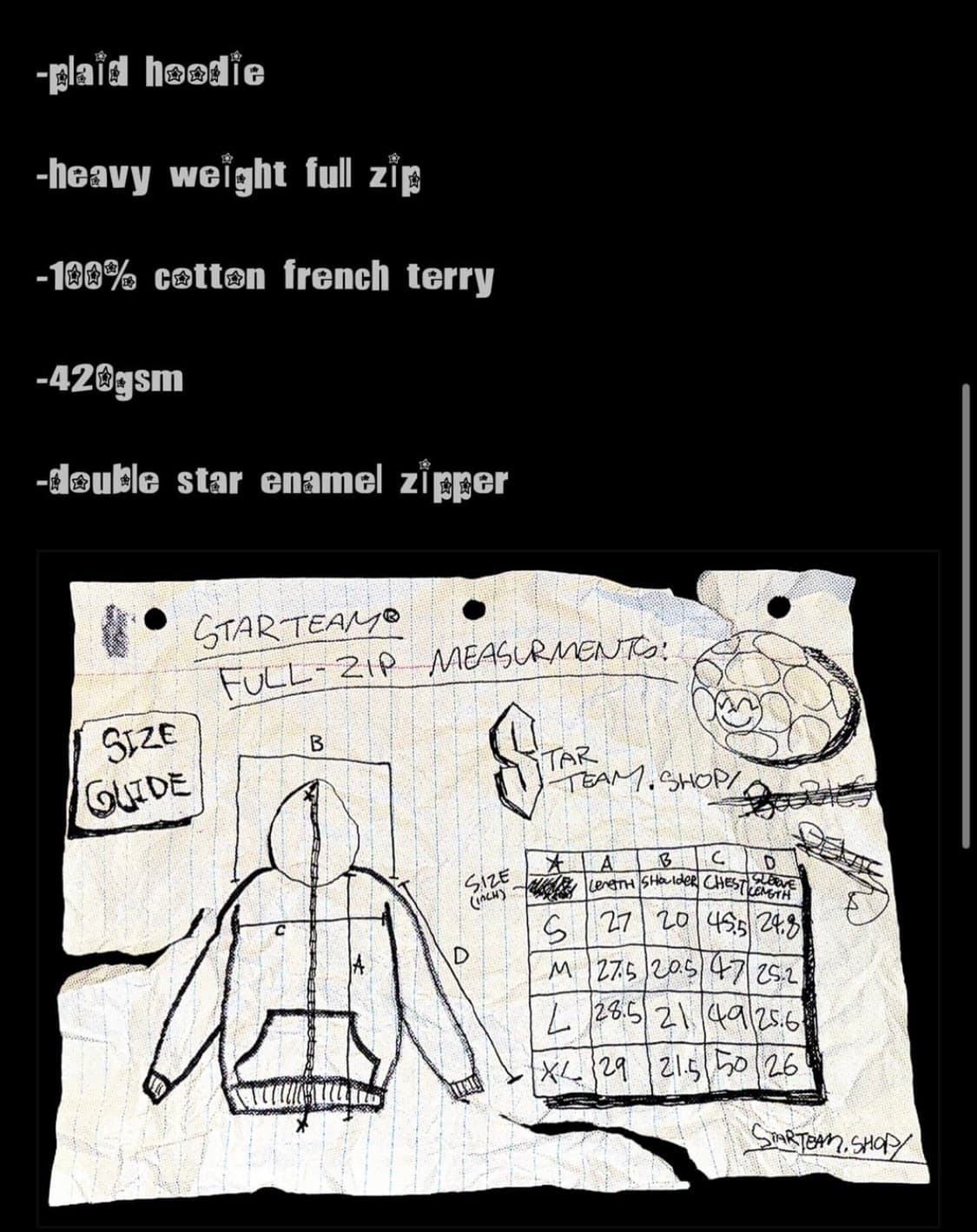 Starteam 후드집업 상품이미지2