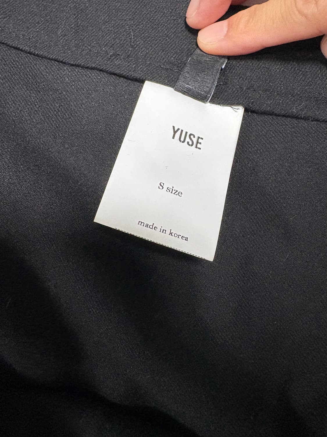 유즈 스커트 팬츠 블랙 s 상품이미지2