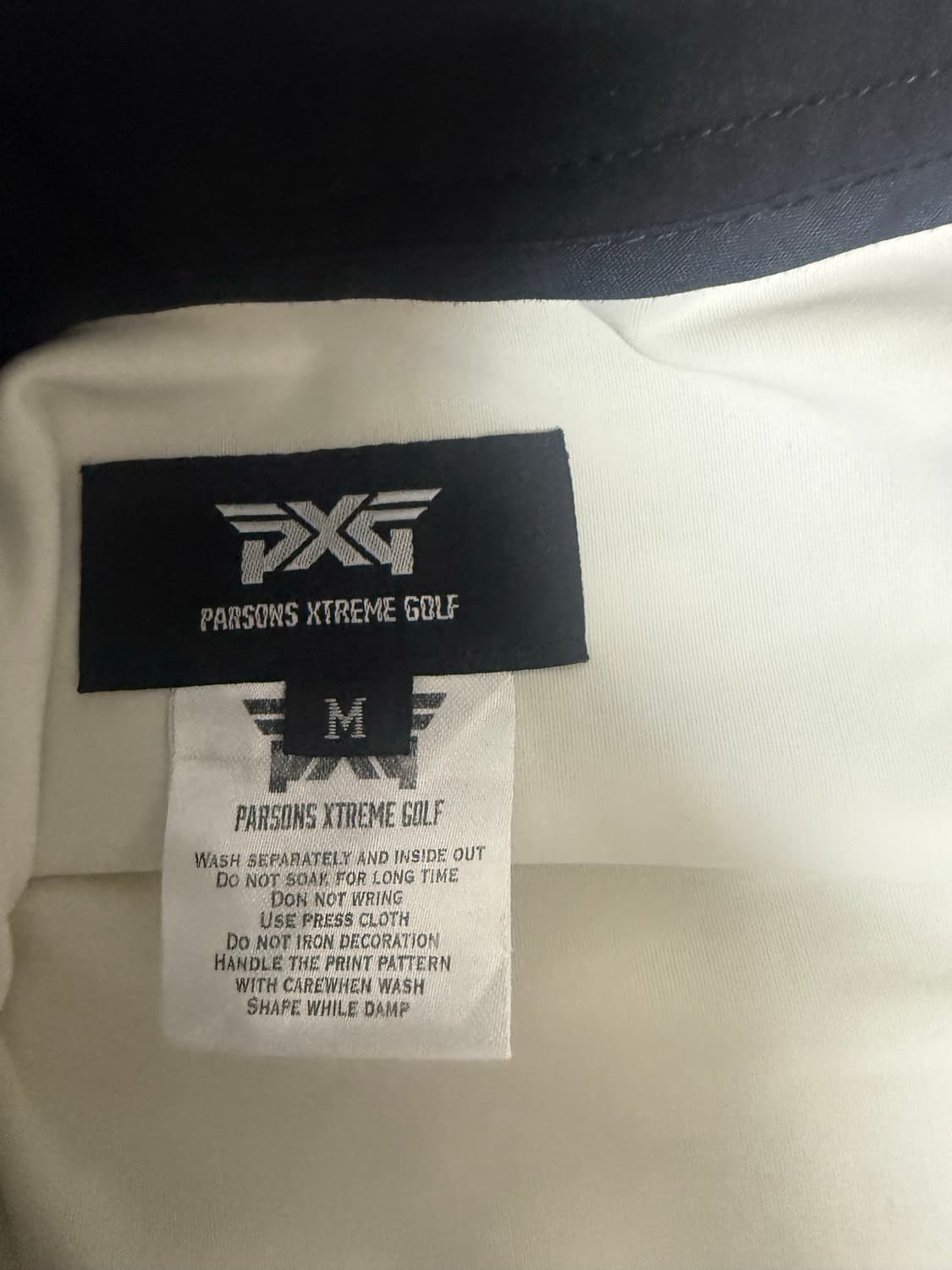 PXG 여성 골프 스커트 M – 블랙&화이트 모노그램 상품이미지6