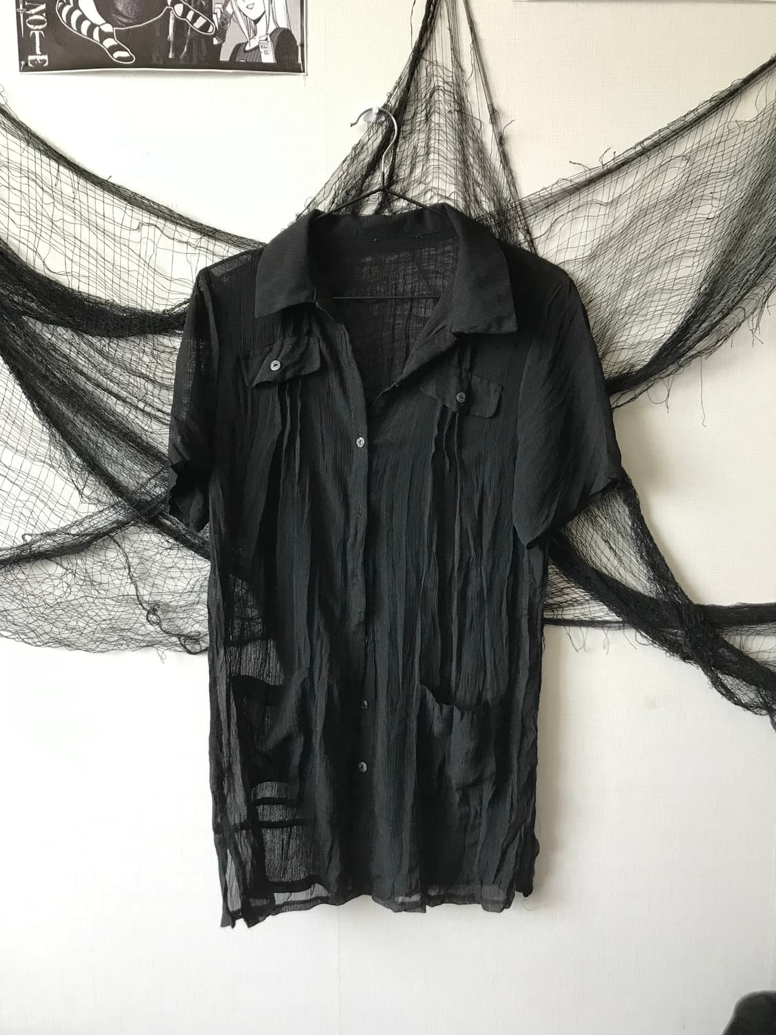 Seethrough basic pocket shirts   상품이미지1