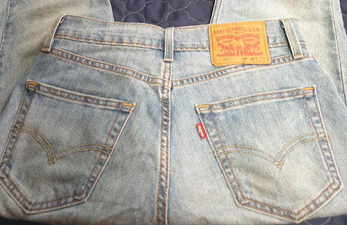 리바이스 511 슬림핏 스트레치 워싱 쿨 데님팬츠 인디고 (28) 상품이미지2