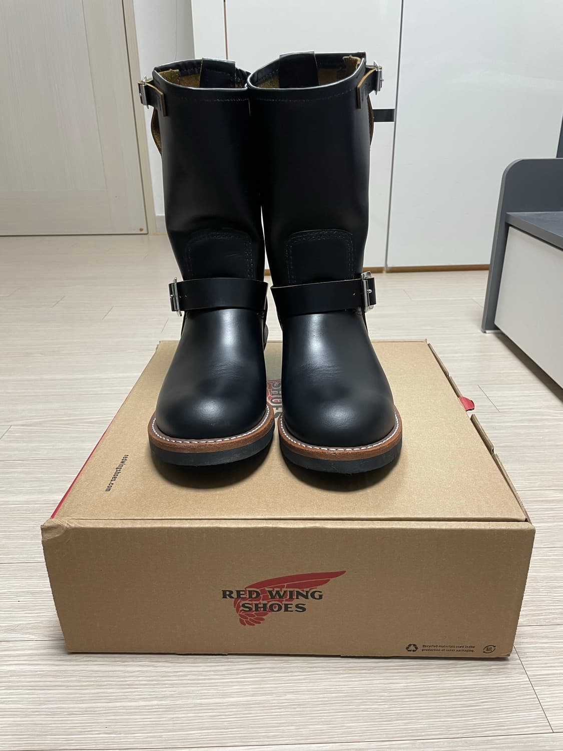 레드윙 2966 블랙 엔지니어 부츠 사이즈7 (250) 상품이미지3