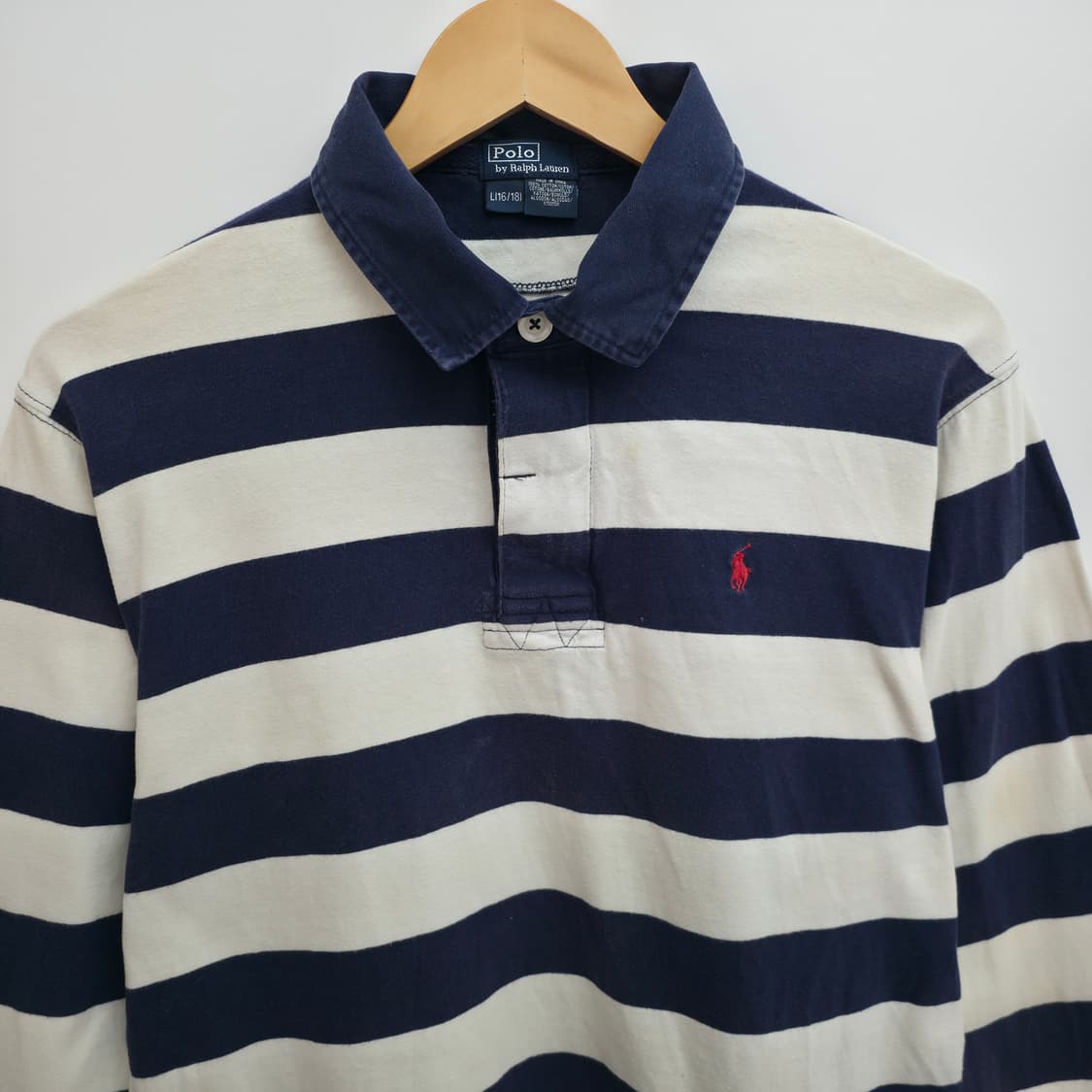 [S] 폴로 랄프로렌 스트라이프 럭비 티 상품이미지2