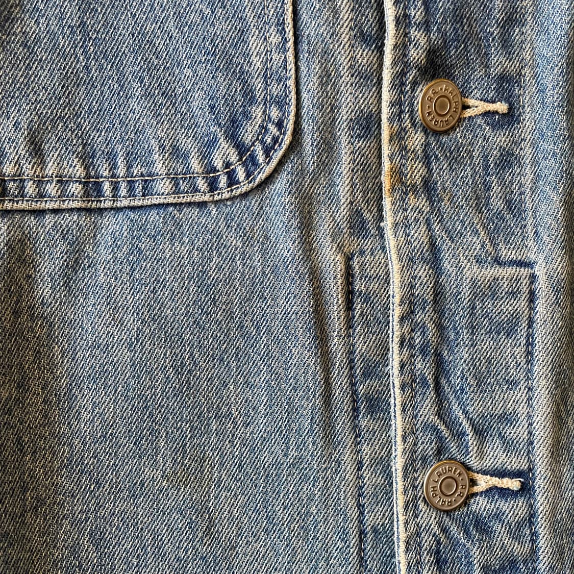 90s 더블알엘 덩가리 데님자켓 상품이미지5