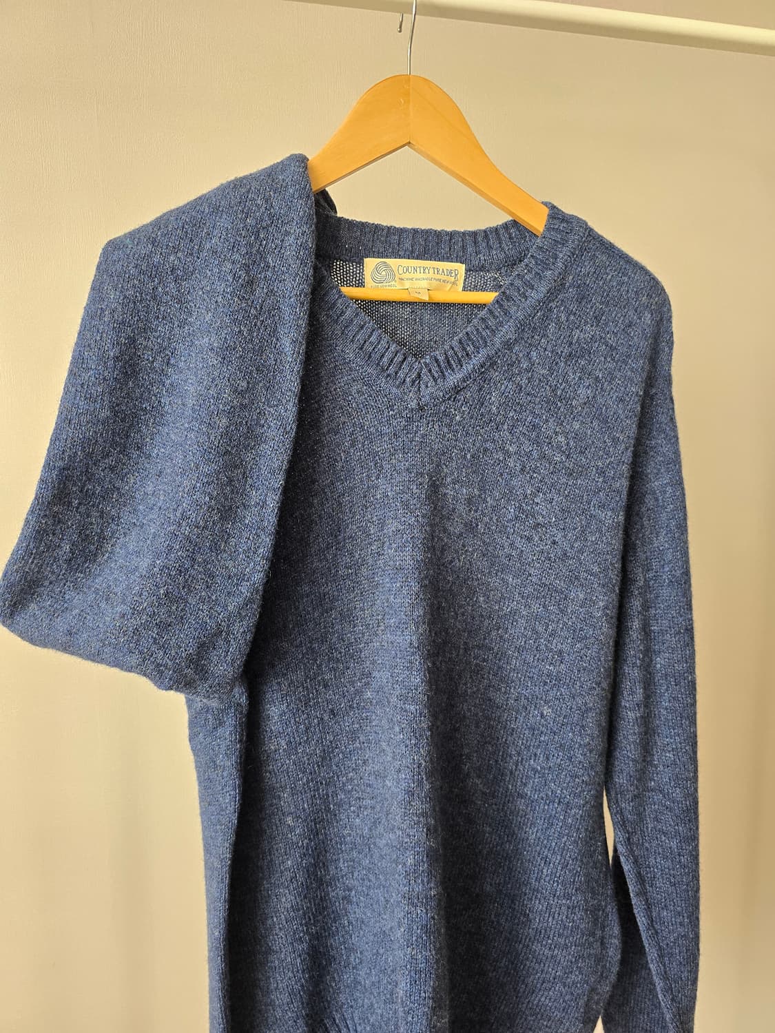 🇦🇺 Country Trader 머신워셔블 퓨어 울 브이넥니트 상품이미지3