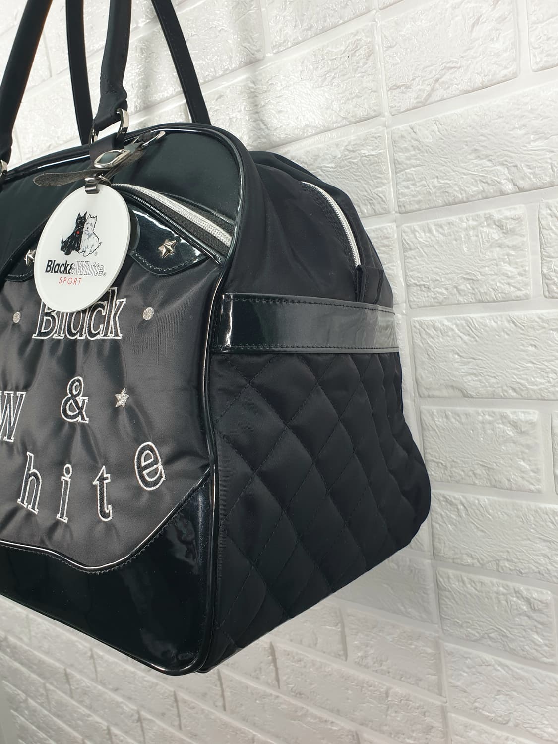 블랙앤화이트 골프 보스턴백 상품이미지5