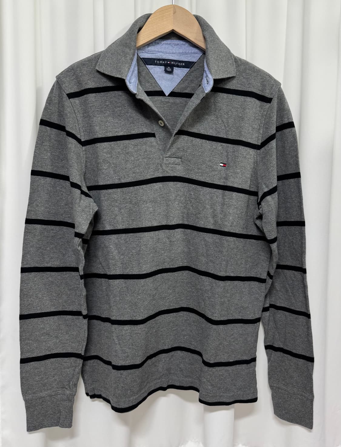 타미힐피거 스트라이프 긴팔티 상품이미지1