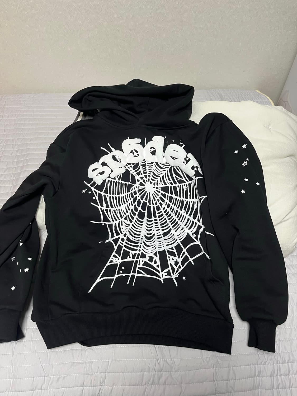 Sp5der 검정 후드티  상품이미지2