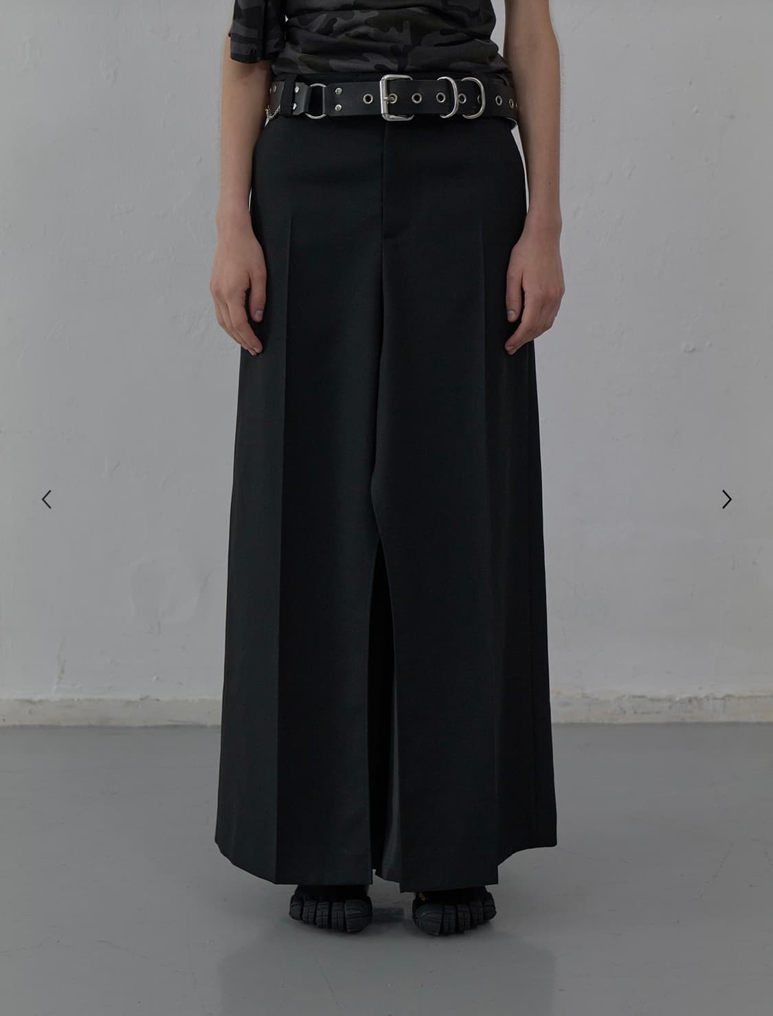 LCDC tm TAILORED LONG SKIRT (BLACK) 상품이미지1