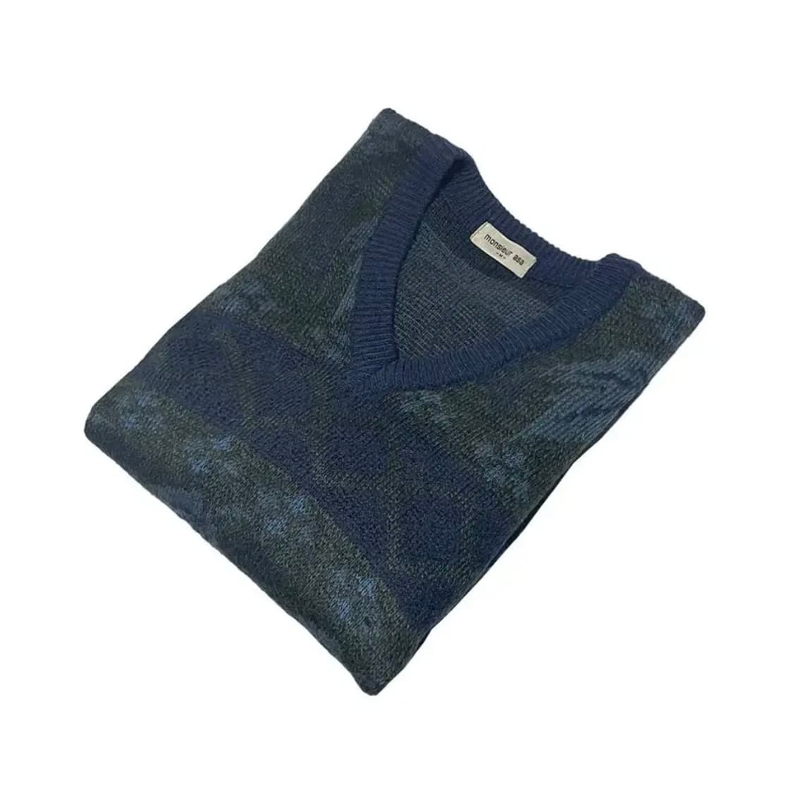 빈티지 브이넥 울 니트 상품이미지3