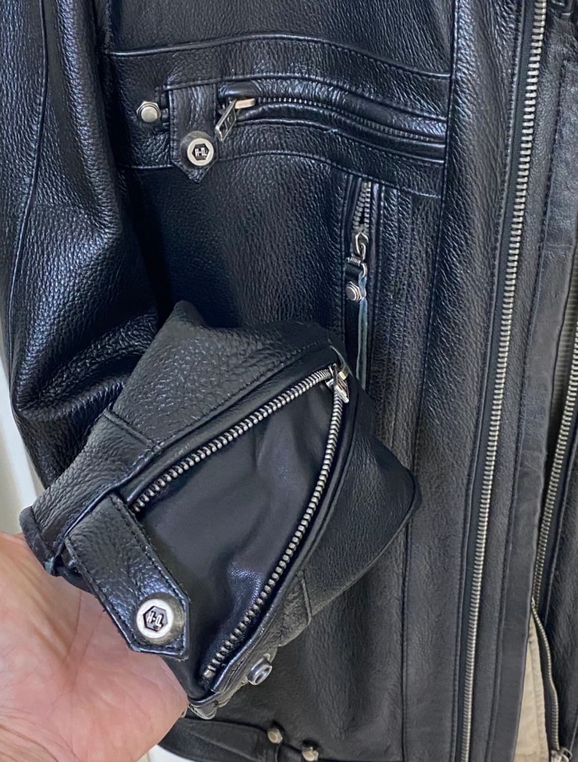 할리데이비슨 가죽자켓 2in1 상품이미지4