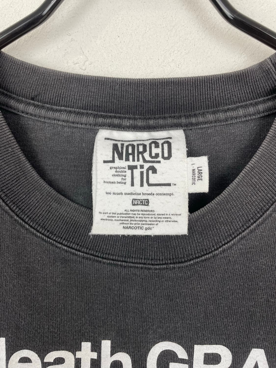 NARCOTIC by GDC 빈티지 티셔츠 상품이미지5