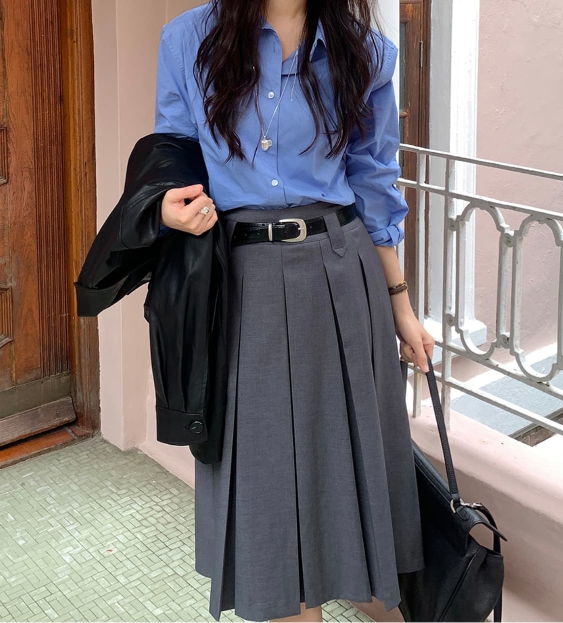 마롭 플리츠 스커트 상품이미지3