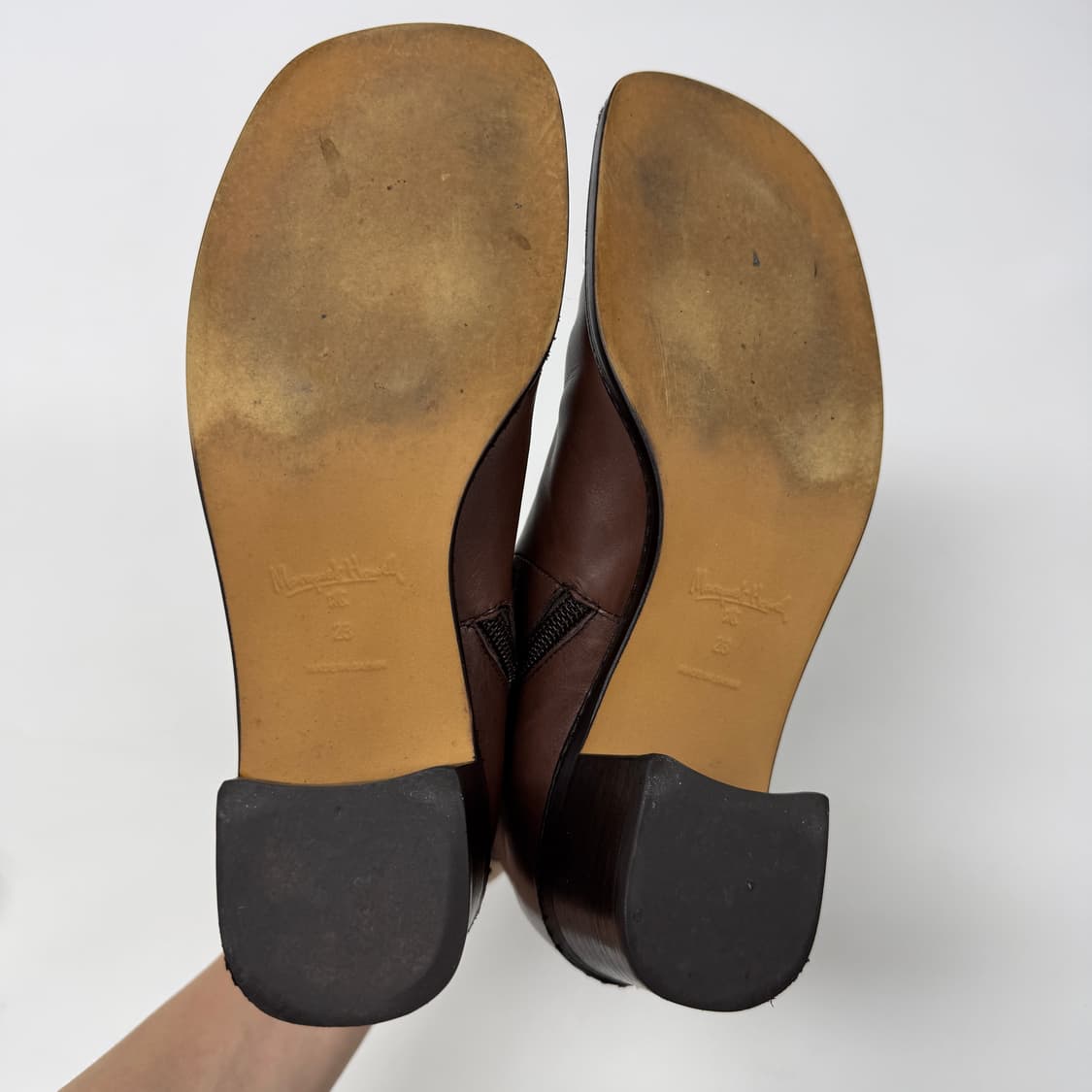 90s Margaret Howell square toe boots 상품이미지8