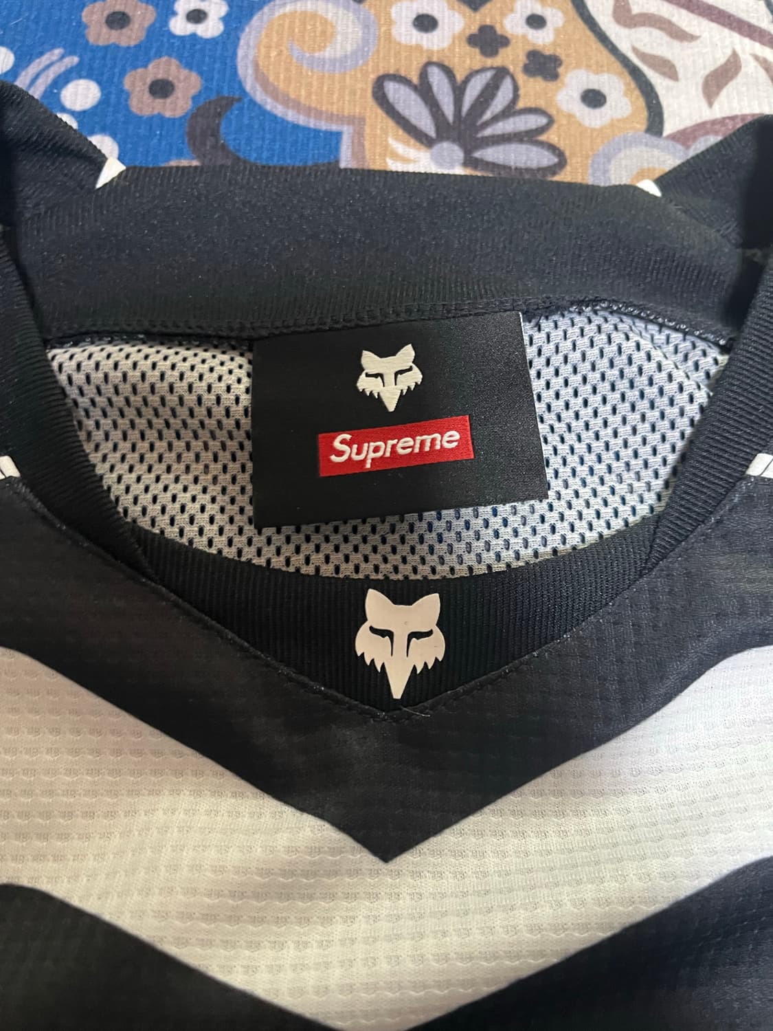 슈프림 폭스 레이싱 져지 블랙 상품이미지3