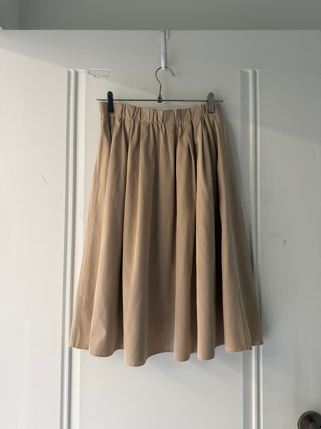 일본빈티지 베이지 바스락 롱스커트 상품이미지7