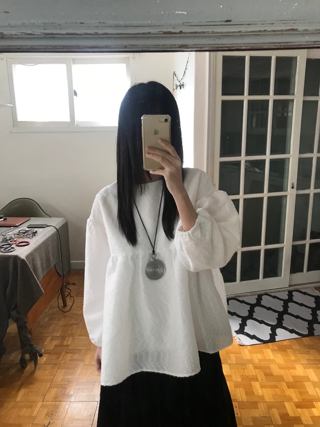 vintage ballon blouse 상품이미지2