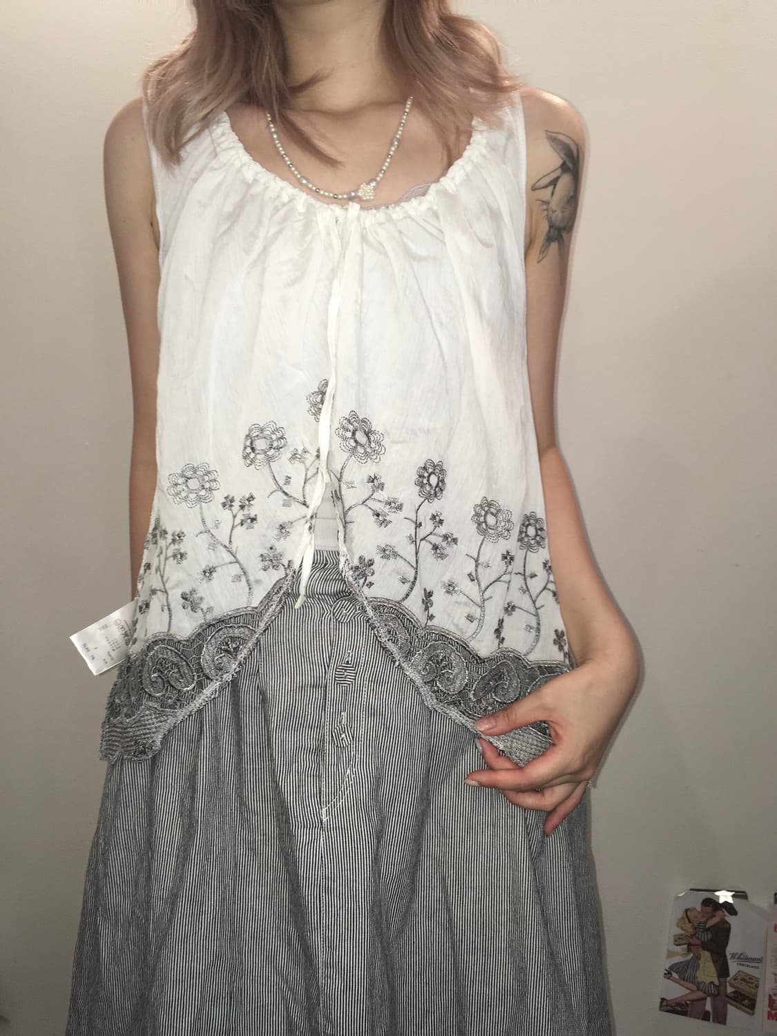 jpn vintage 모리 바선생 슬리브리스 상품이미지3