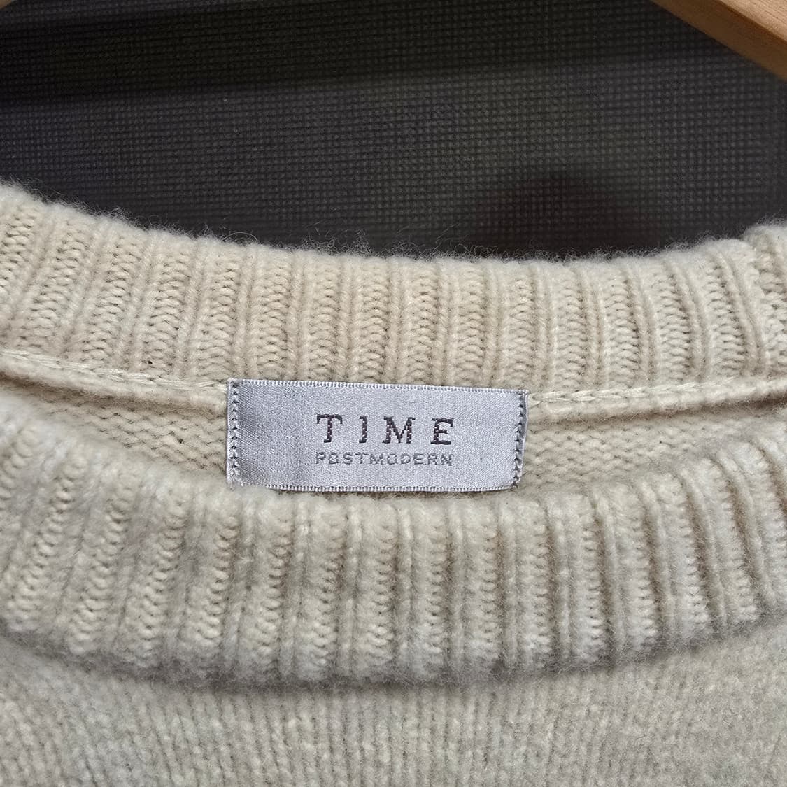 타임옴므 울니트 아이보리 100 상품이미지2