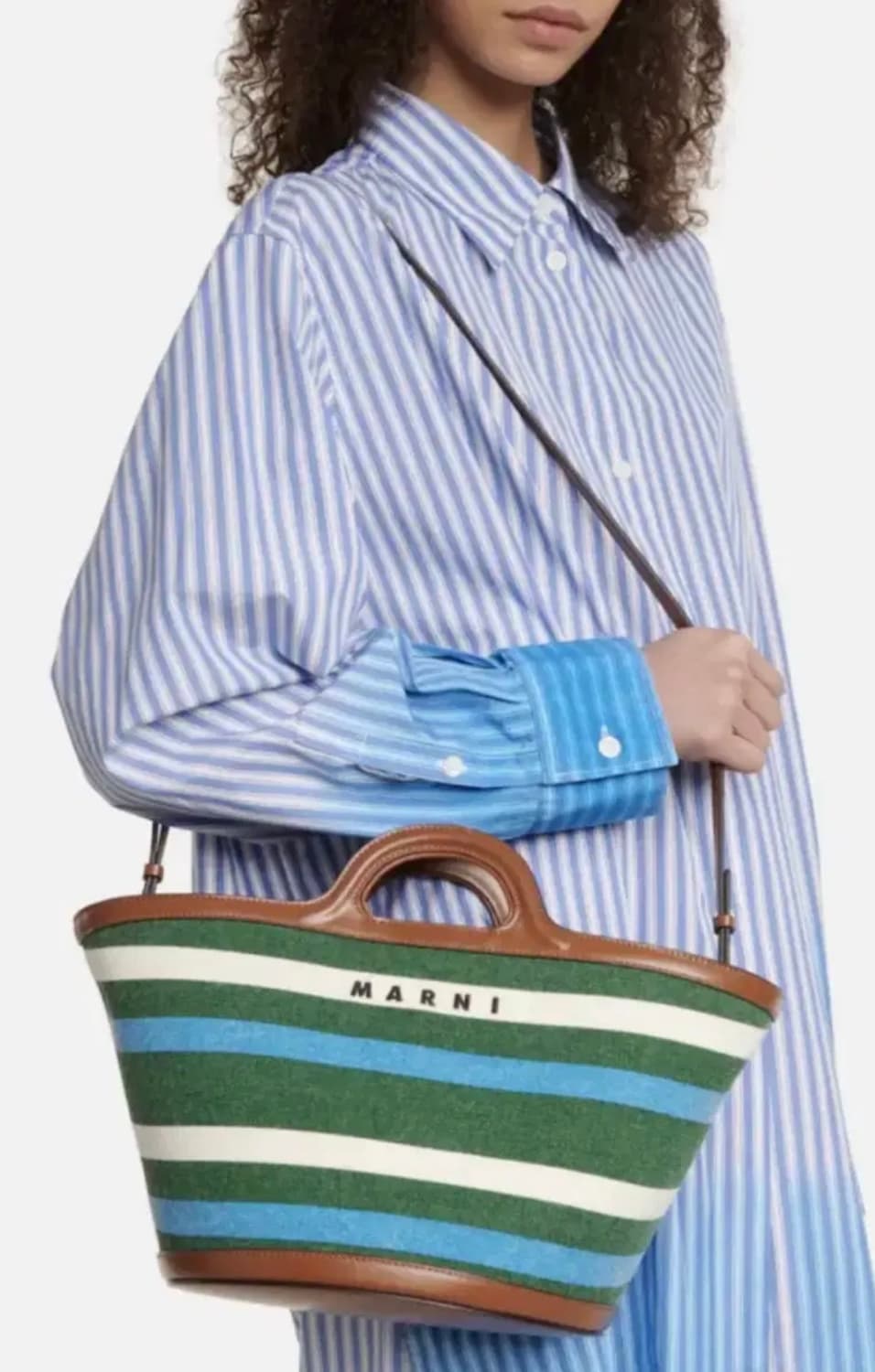 Marni 마르니 트로피컬리아 가든 그린 비비드블루 새상품 상품이미지2