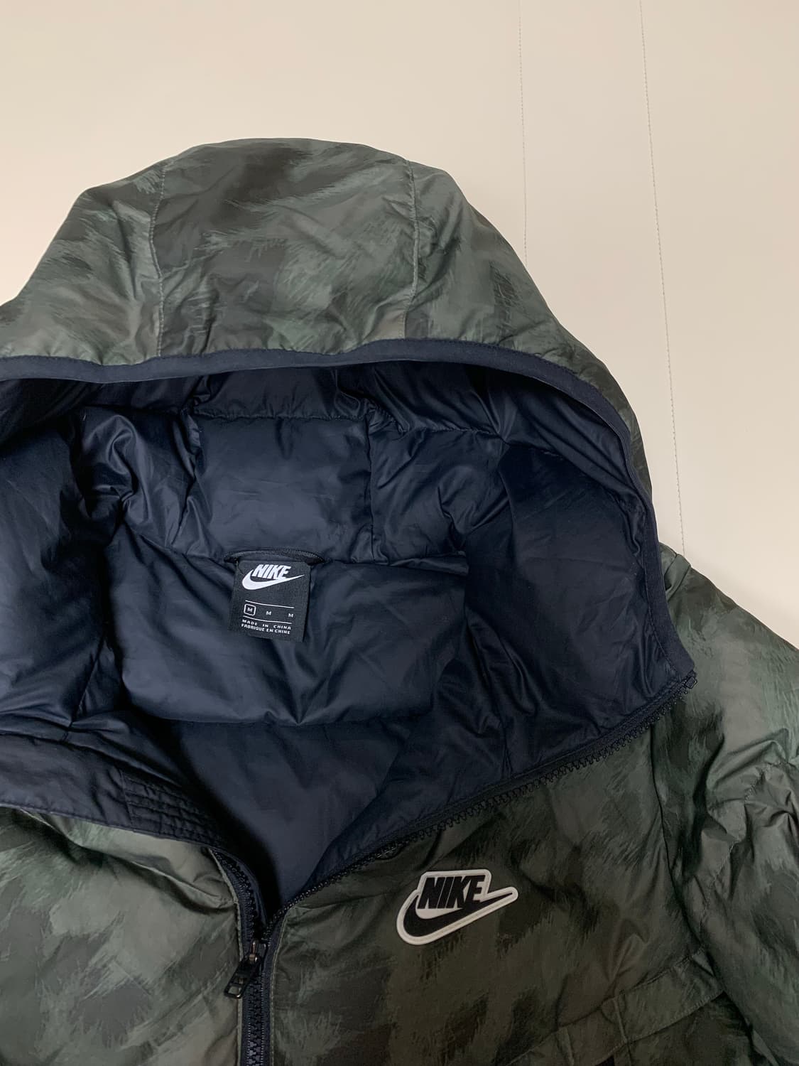 [M] 나이키 다운필 윈드러너 카모 덕다운 패딩  상품이미지3