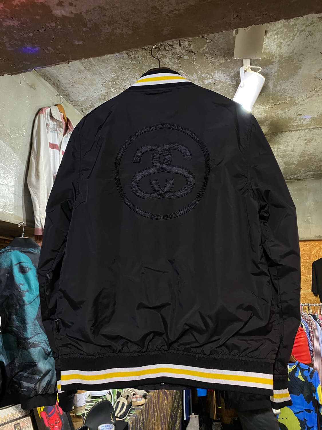 10s stussy 스투시 나일론 스타디움 자켓 M  상품이미지1