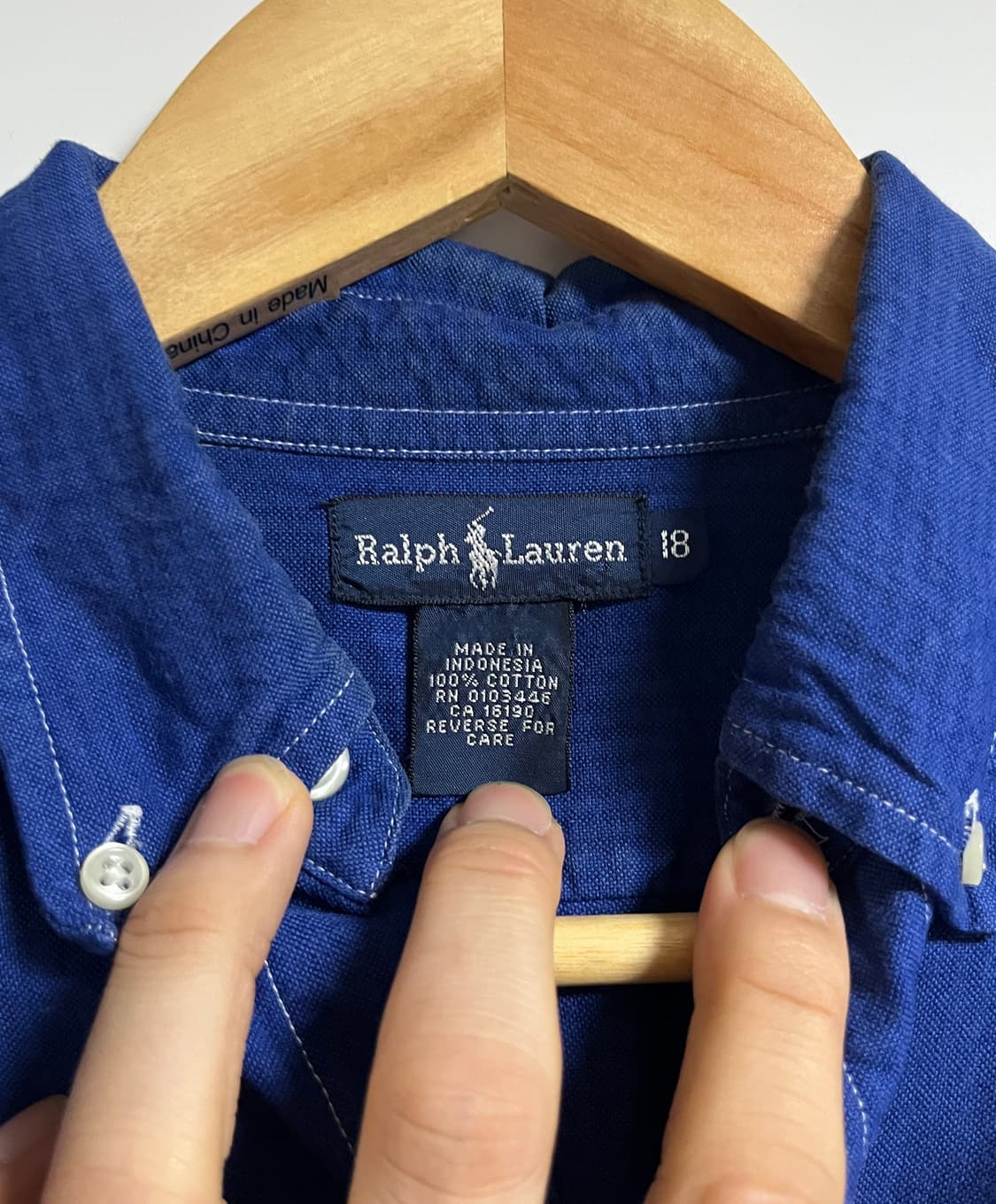 공용 폴로랄프로렌 멀티포니 옥스포드 셔츠 남방 L 상품이미지5