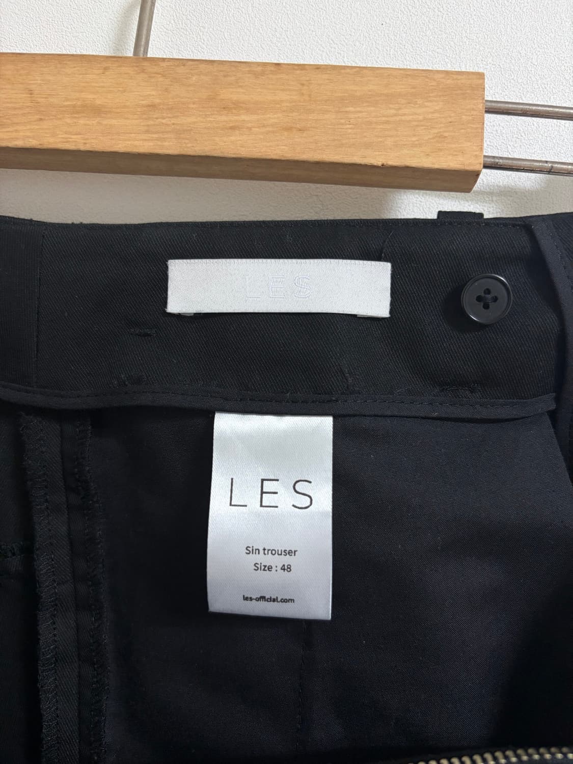 Les Sin trouser black 48size 상품이미지4