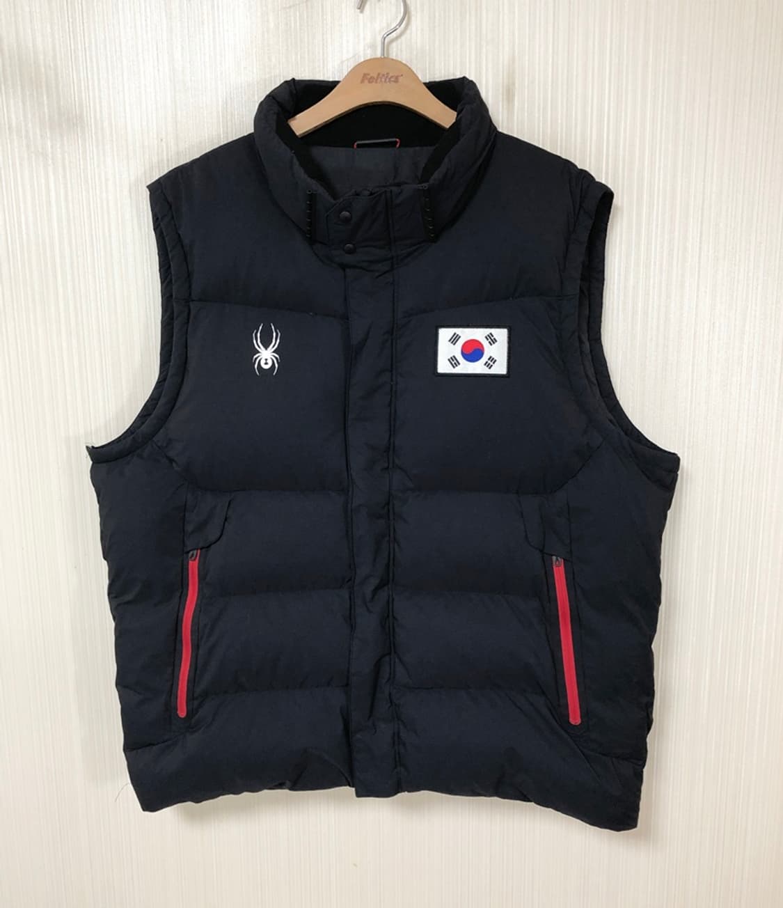 스파이더국대 레슬링국대 팀코리아 덕다운 패딩베스트 5XL(125) 상품이미지1