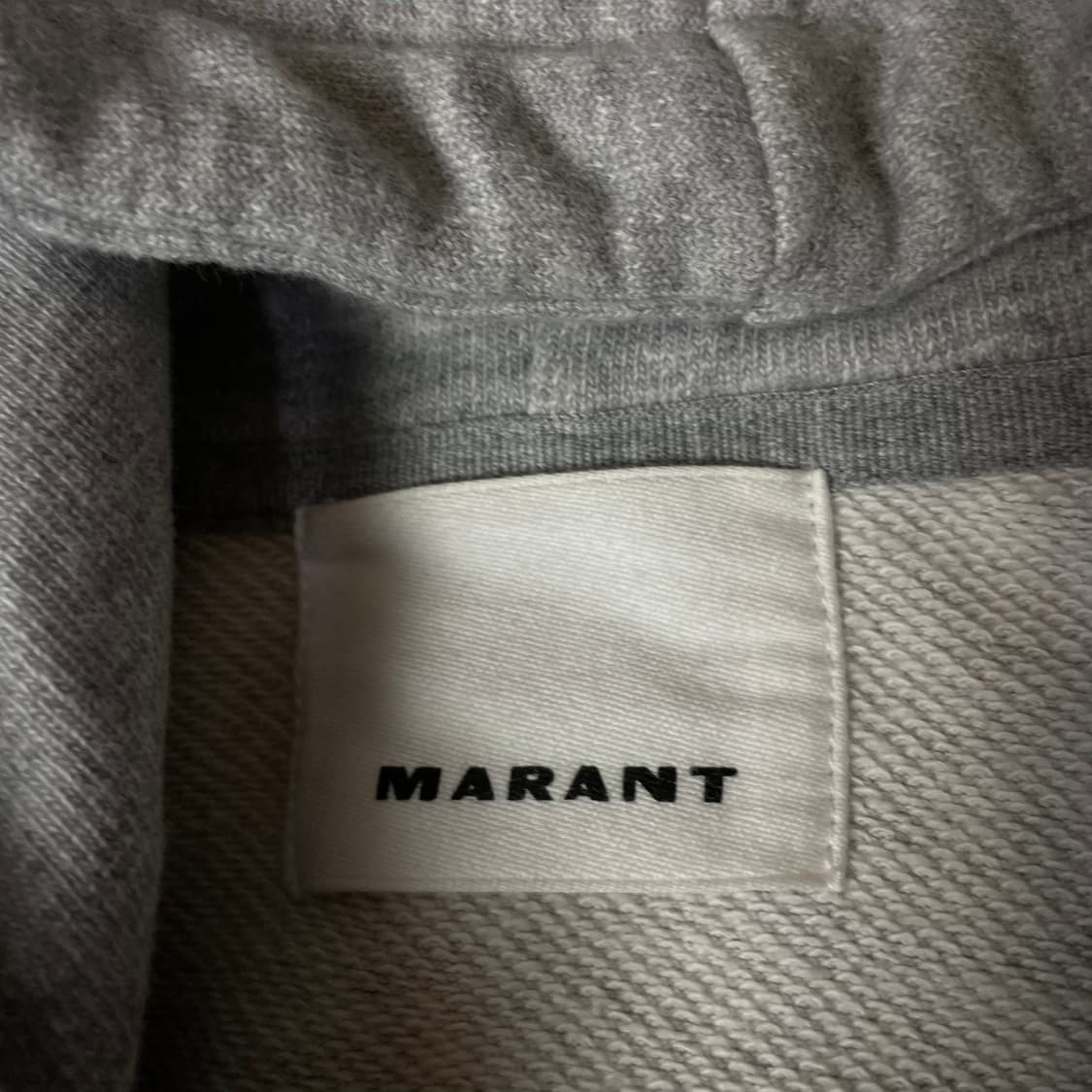 이자벨마랑 빅로고 그레이 후드티 상품이미지4