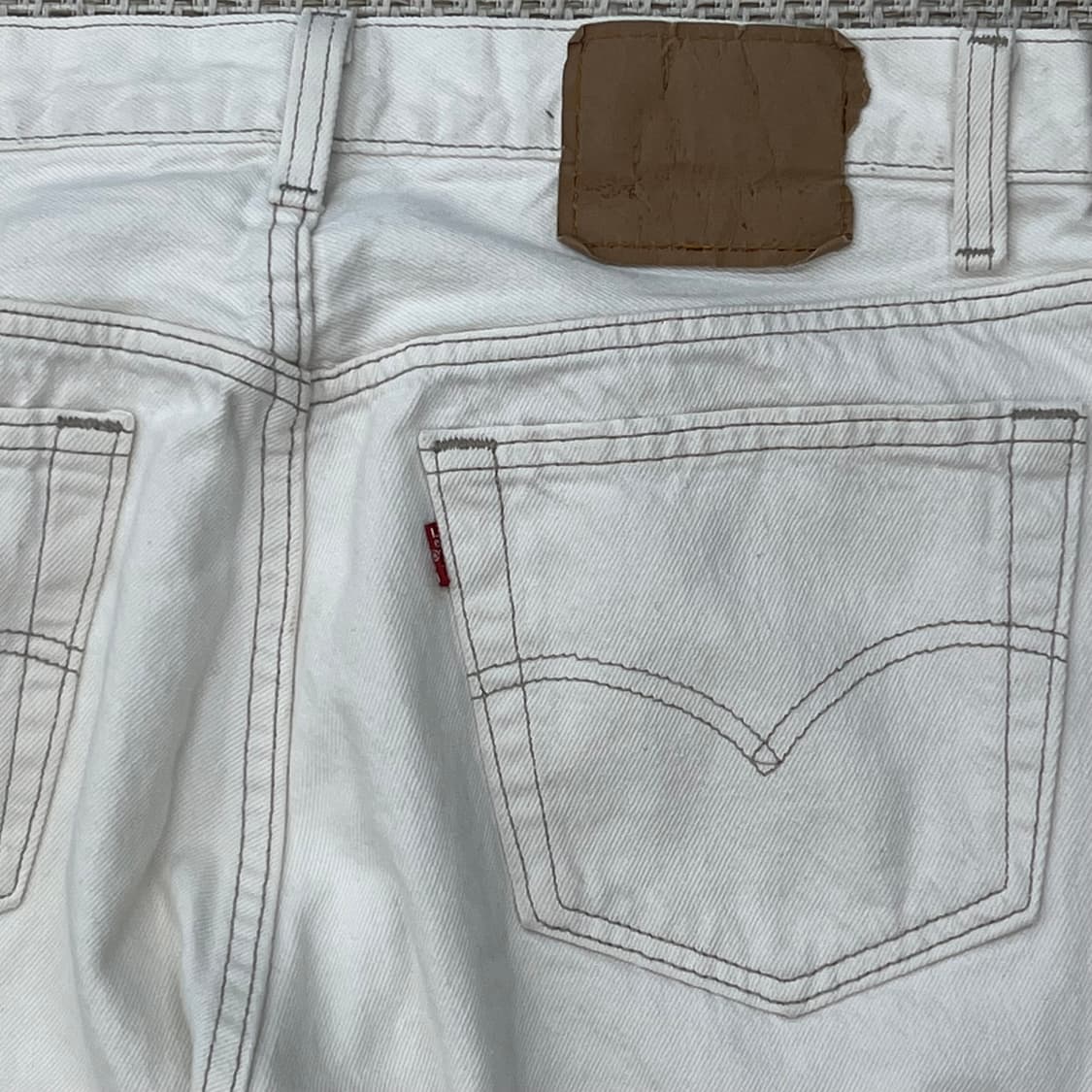 usa리바이스 501 화이트 데님 팬츠 r2575 상품이미지5