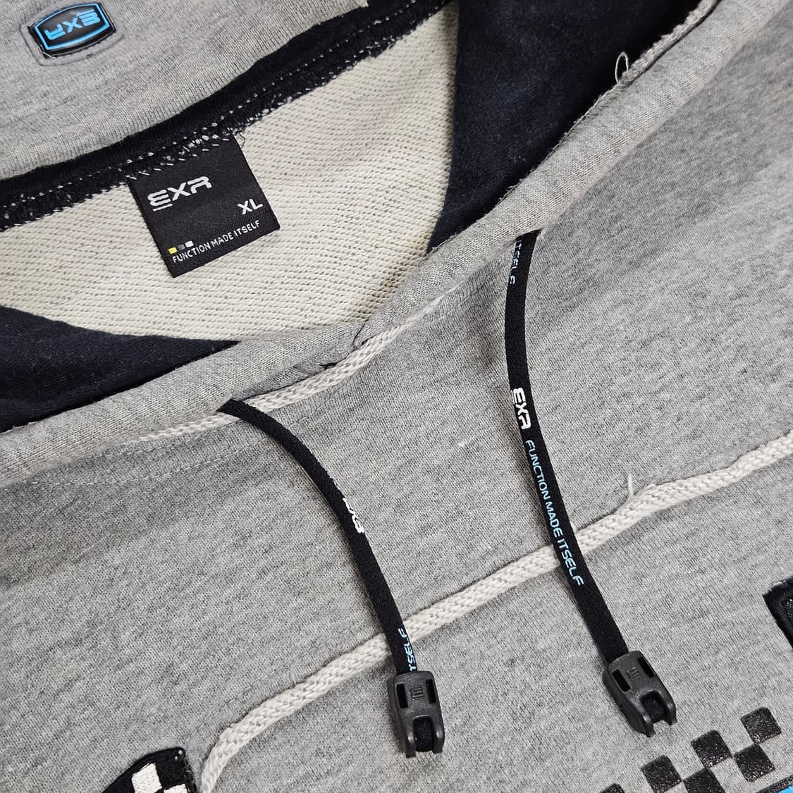 EXR 빈티지 컷팅 레이싱 후드티 XL 105 상품이미지7