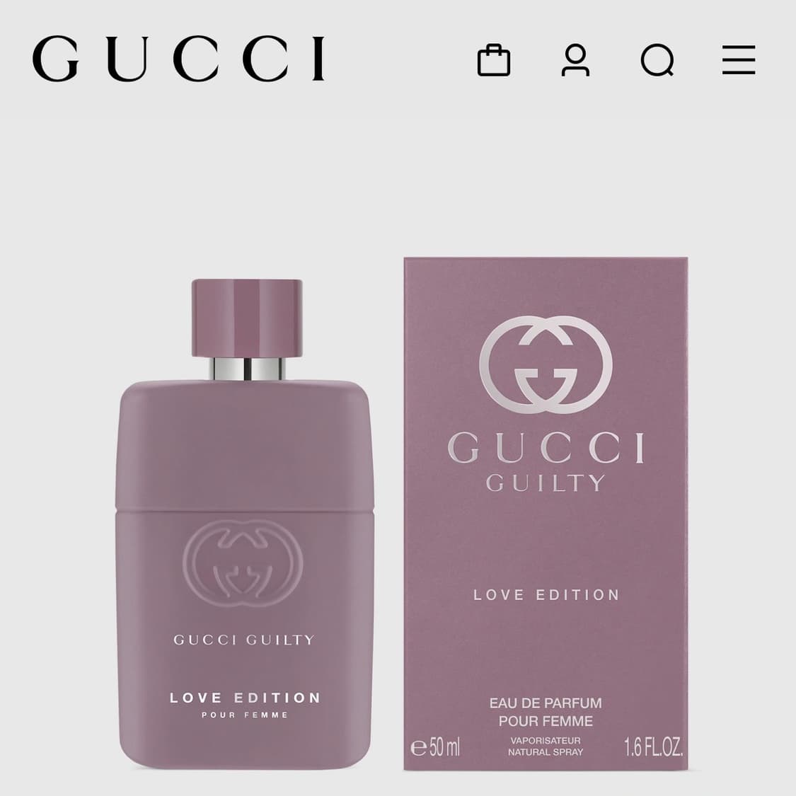 구찌 길티 러브에디션 뿌르 팜므 오드 퍼퓸 50ml 상품이미지2