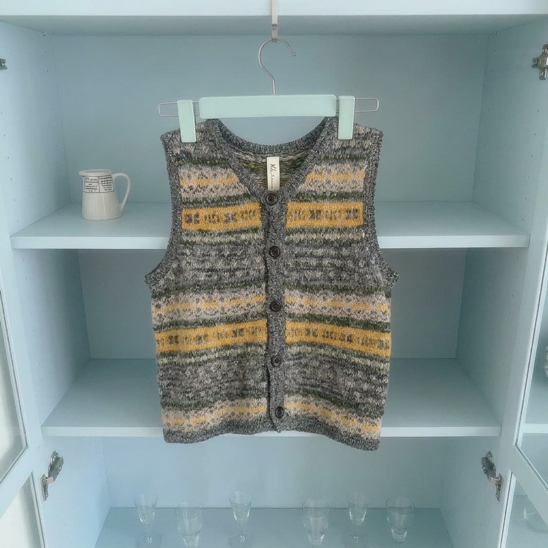 모리걸 니트조끼 상품이미지2