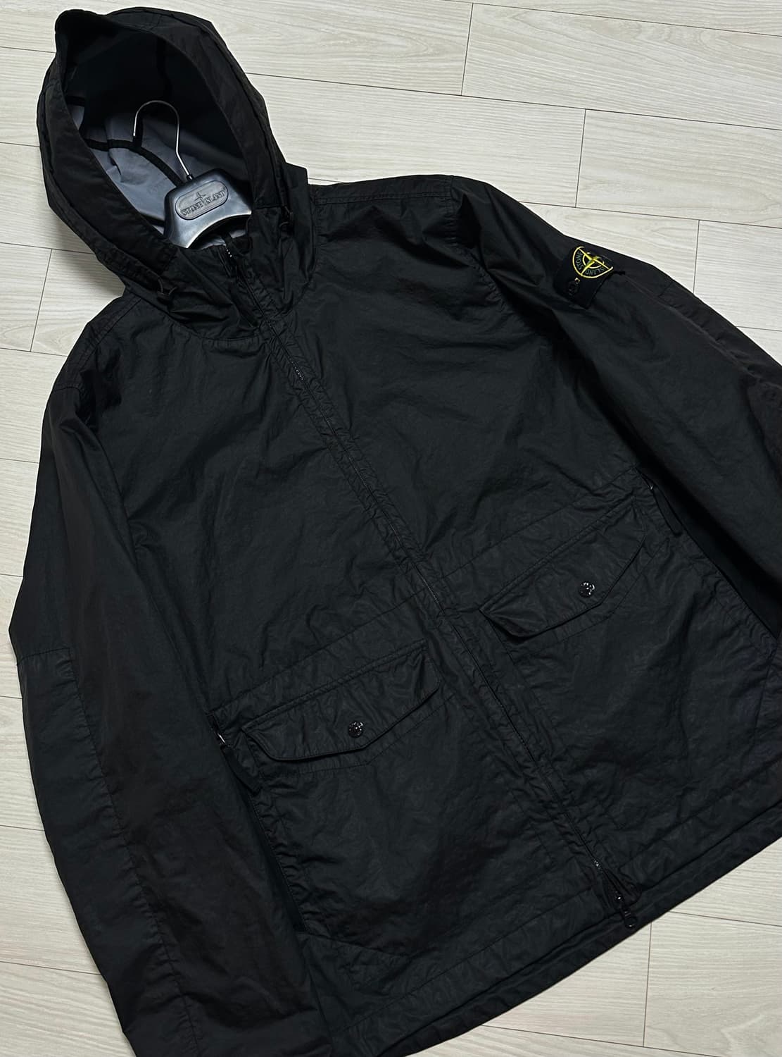 스톤아일랜드 멤브라나 자켓 24ss XL(105-110) 블랙 상품이미지4