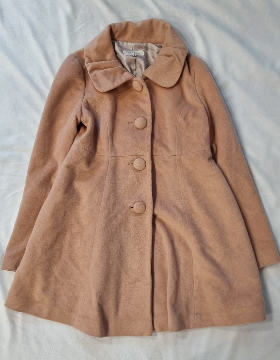 빈티지 갸루 리본 코트 상품이미지1