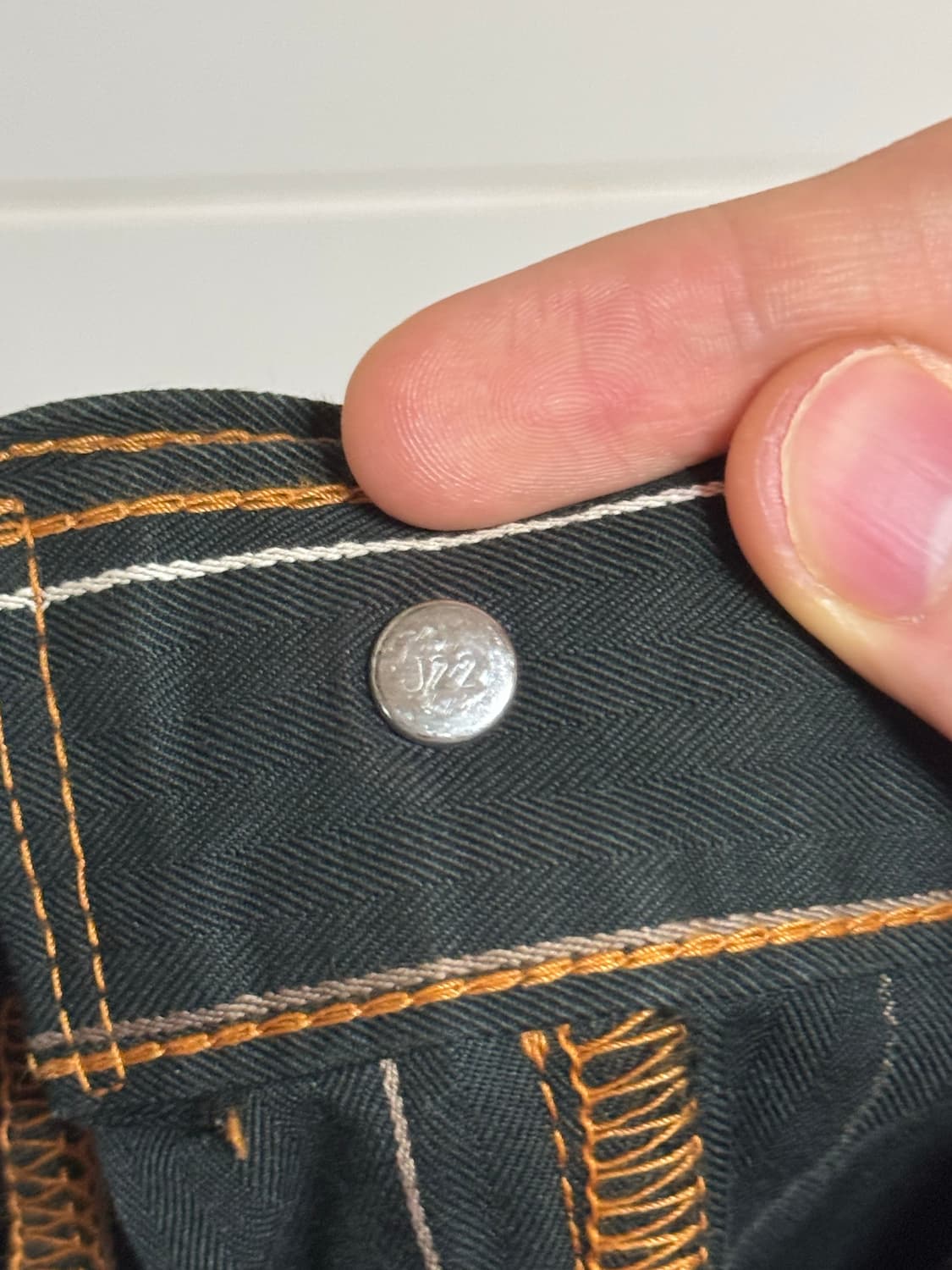 리바이스 505-60 블랙 스트라이프 코튼팬츠 상품이미지7