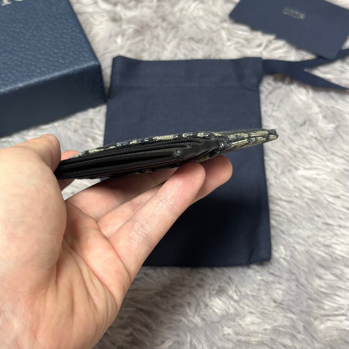 [풀구성] 디올 오블리크 카드지갑 베이지 상품이미지7