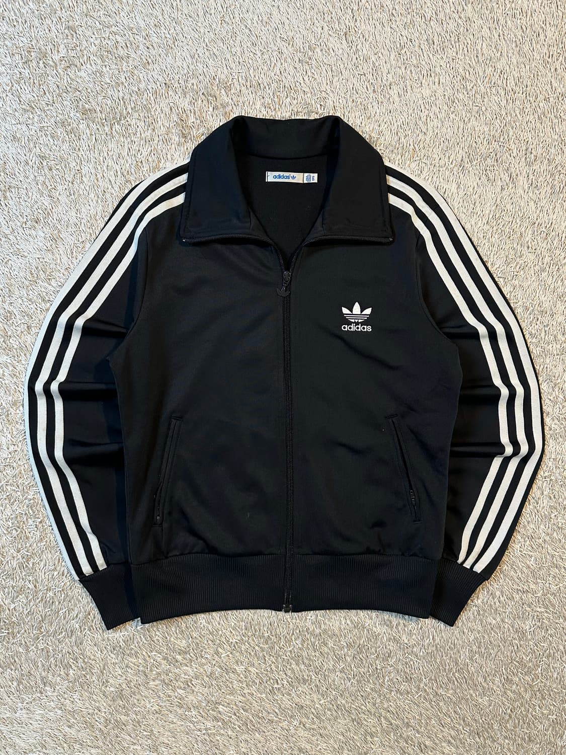 아디다스 ADIDAS 파이어버드 빅로고 트랙탑 져지 블랙 상품이미지1