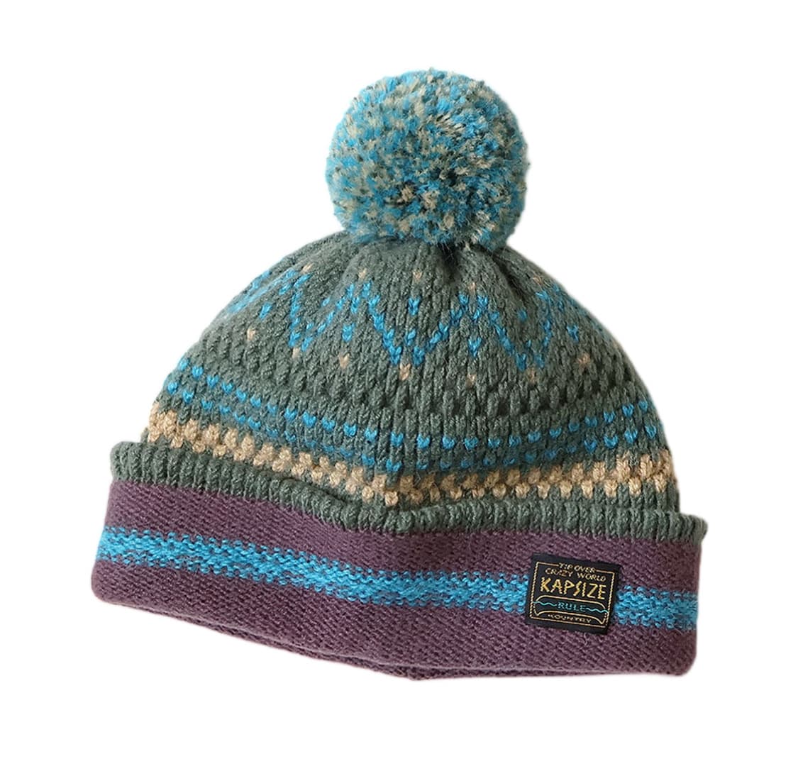 새제품!)캐피탈 5G 울 니트 캡 그레이 폼비니 OS 상품이미지1