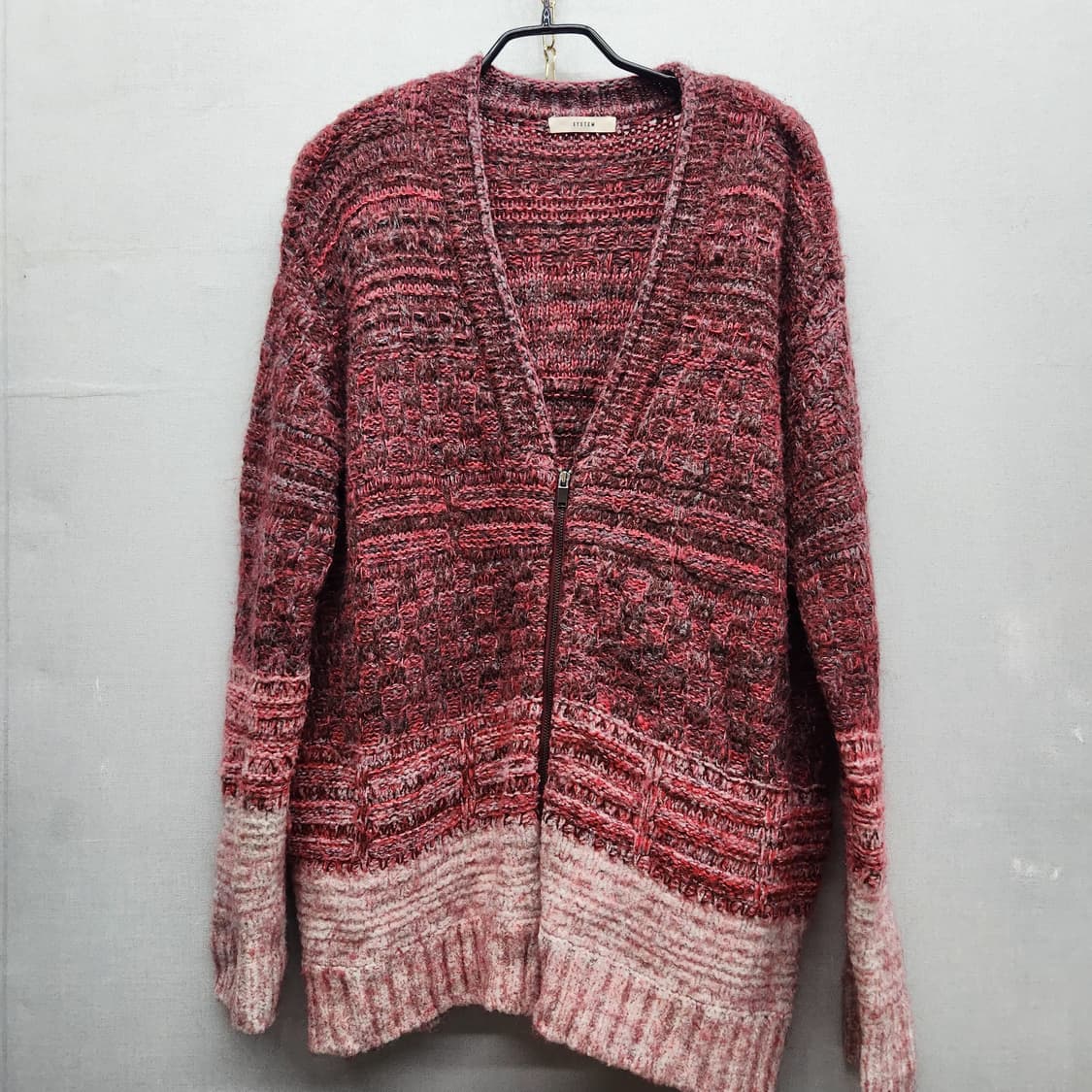 한섬 시스템 니트 집업 가디건 F(L~XL) 상품이미지1