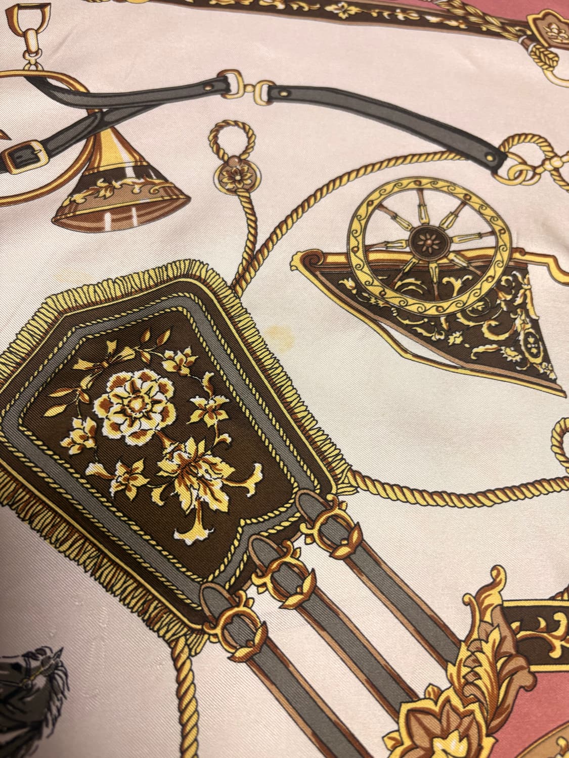 Felix Bühler 펠릭스 뷰흘러 빈티지 실크 스카프 상품이미지10