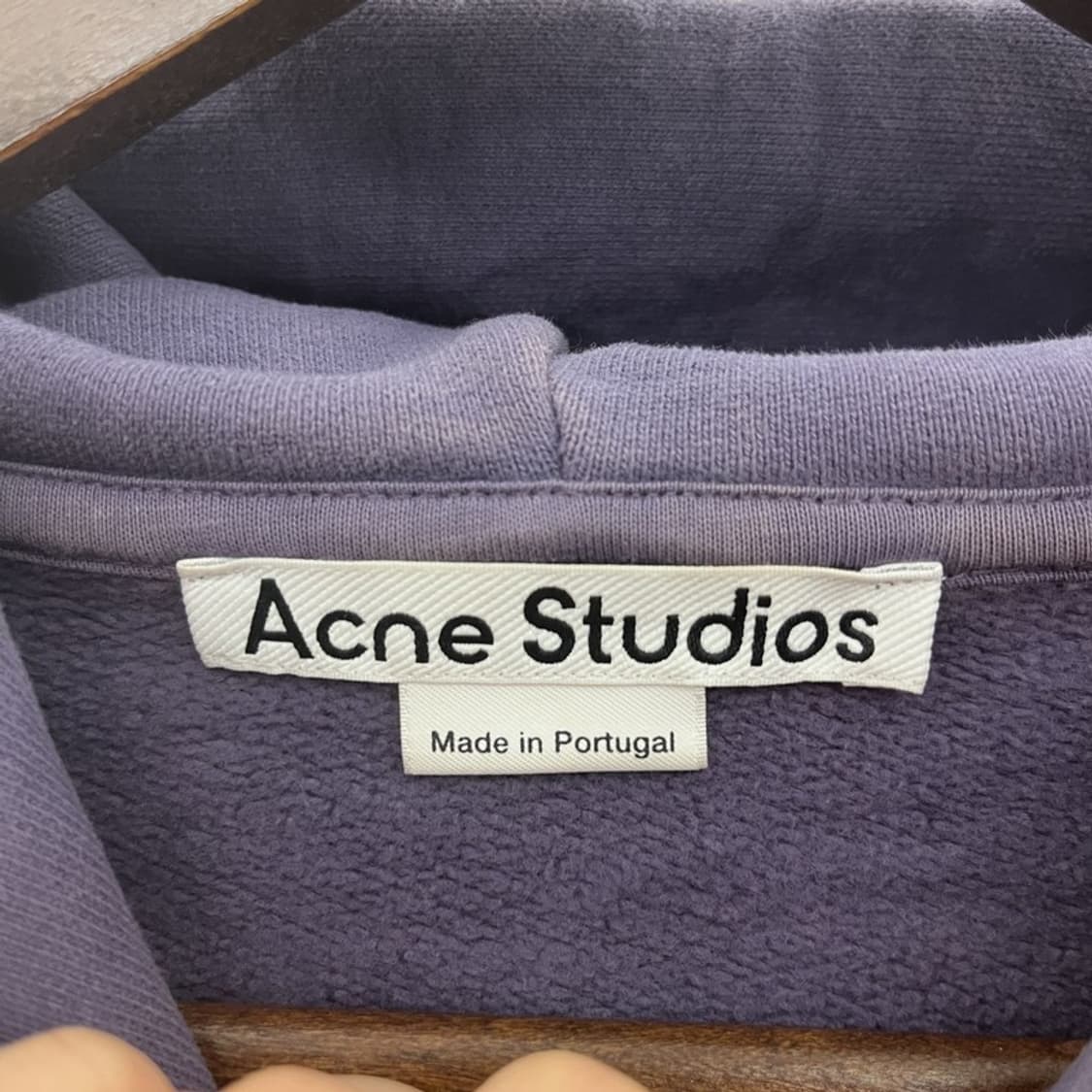 아크네스튜디오 캐주얼 키치 딥퍼플 포도맛 후드티 XXS C10469 상품이미지5