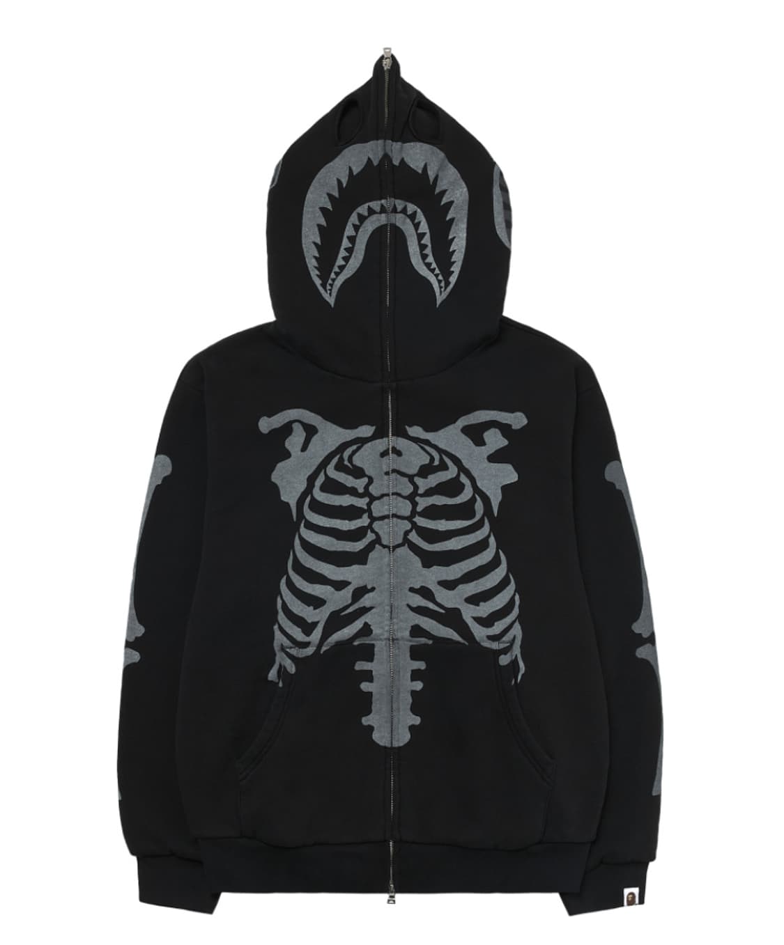 베이프 스켈레톤 2XL 샤크 후드 집업 상품이미지1