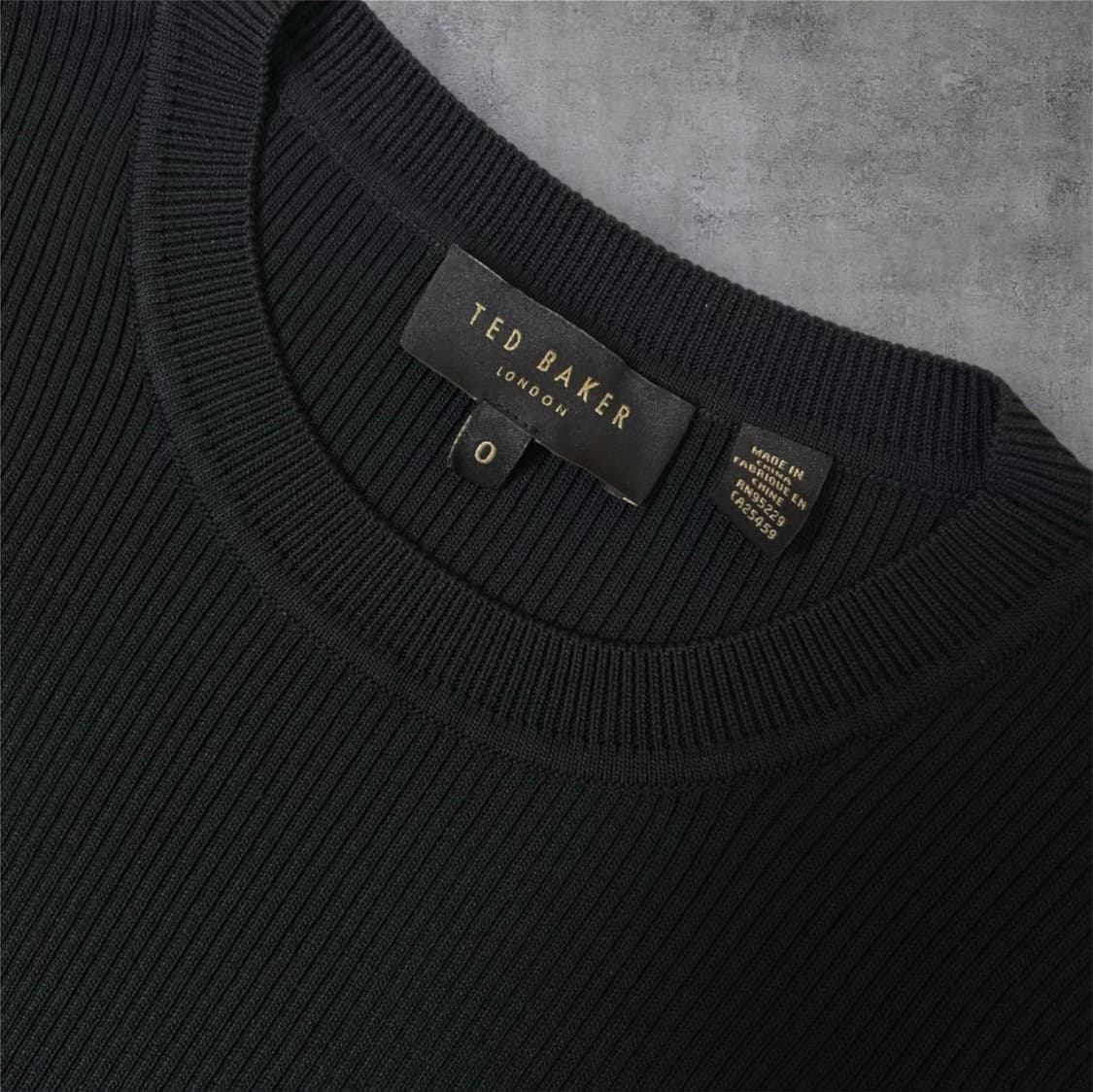 테드베이커 Ted Baker 블랙 골지탑 아트프린트 롱 원피스 0 상품이미지2