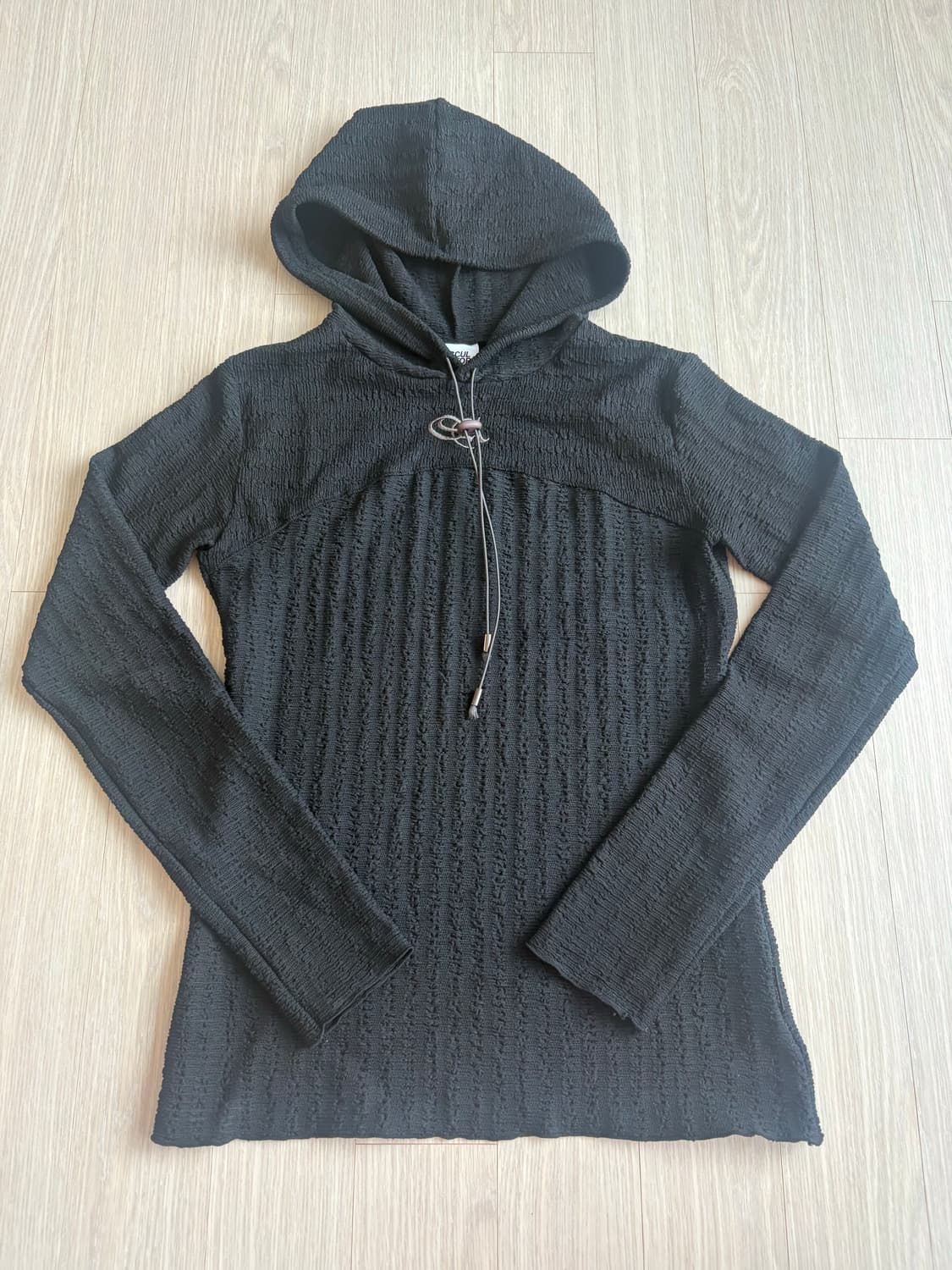 스컬프터 스트링 후디 블랙 M 상품이미지3