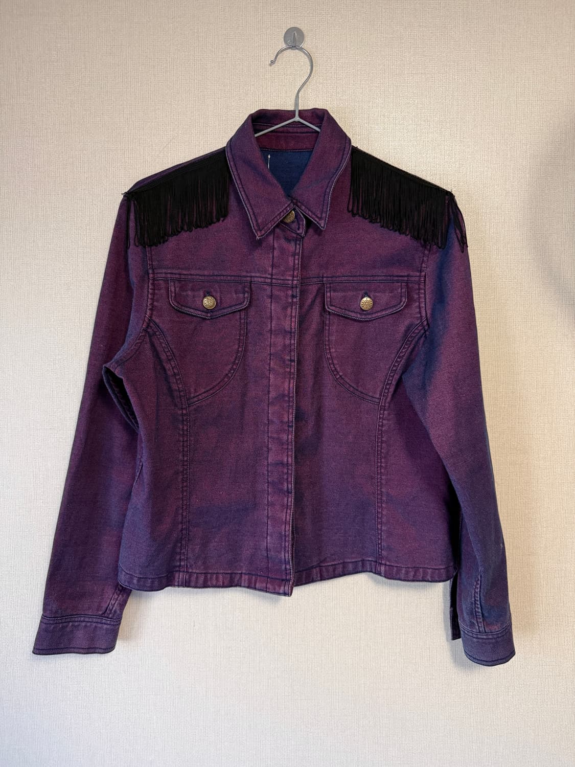 미스테리어스호텔 자체 커스텀 제작 웨스턴 데님자켓 상품이미지1